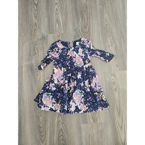 Old Navy Girls Floral Navy Dress Size 3t